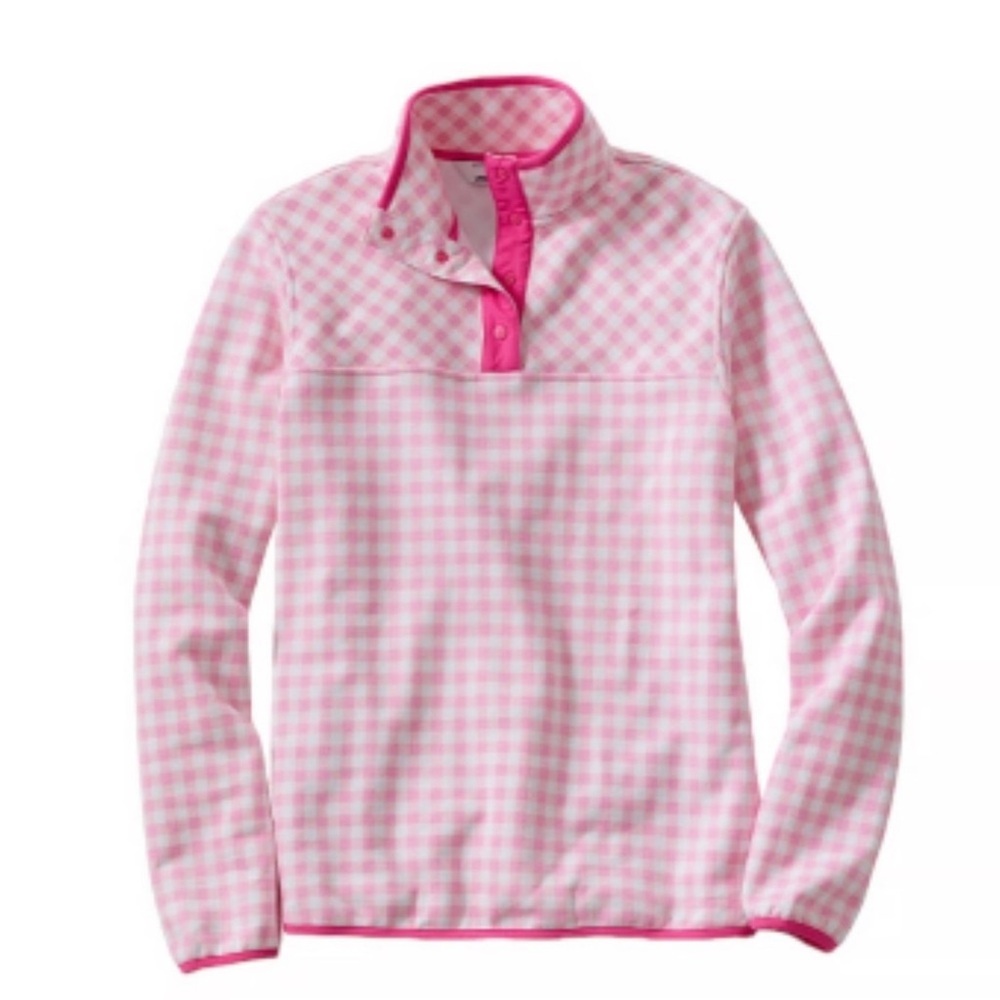 Draper James DJ x Lands' End Snap Neck Pullover - Picture 5 of 8